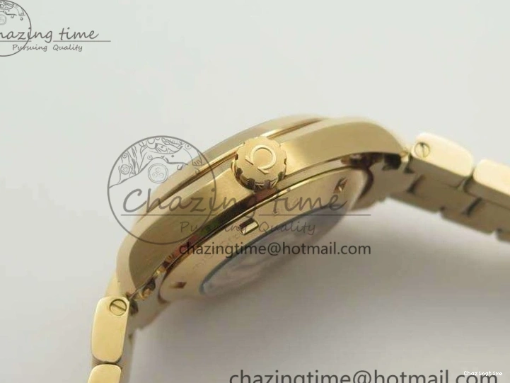 0520 Timeless Aqua Terra Ladies 35mm RG V6F Best Edition White MOP Dial On RG Bracelet A 8102